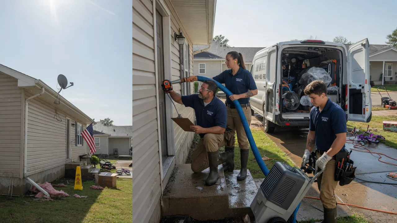 Ceiling Water Damage Restoration in Carrollton, MS near me